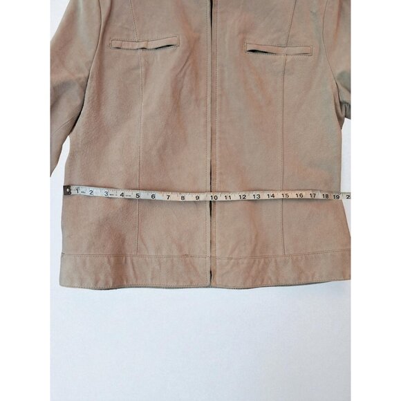 Women's Uniform John Paul Richards Suede Leather Jacket Size 12 - Picture 11 of 16